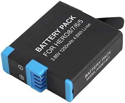 AHDBT-801 Zamjena baterije za kameru GoPro Aabat-001 - kompatibilan sa SPJB1B potpuno dekodiranom baterijom