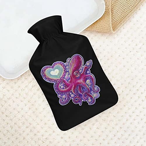Hobotnica voli tople vodene vrećice s poklopcem 1l gume za ubrizgavanje vrućim vodama za ručnu hladnu