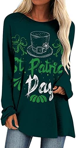 Saint Patricks Vintage cvjetni print Top za žene Ljetne casual odjeće Majica kratkih rukava Tunička