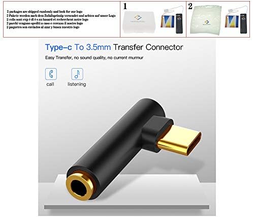 Tip C 3,5 mm priključni slušalice USB C muško do 3,5 mm Aux audio adapter USB-C 3.5 CONVERTER kabel
