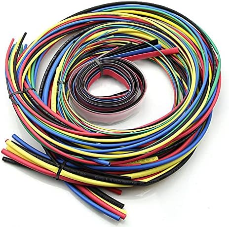 55m / komplet toplotne skupljane cijevi 11 veličina šarene cijev kofer žičane kabel 6 boja -