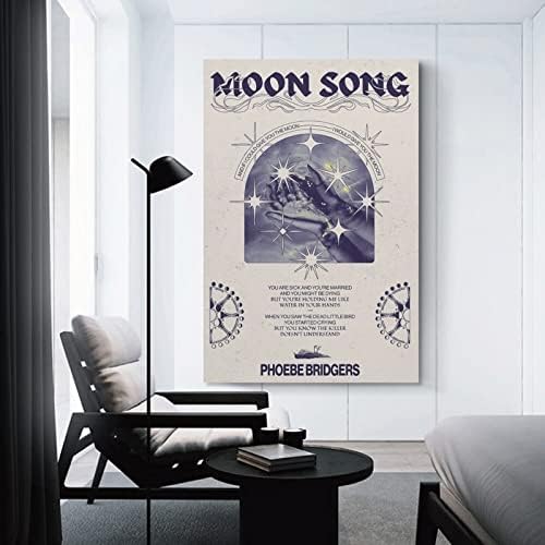 Youe Phoebe Bridgers Poster Moon Song Album Cover Canvas Wall art slika Print moderni posteri za