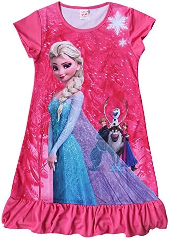 Famacy Snow Queen Noćna haljina za male djevojčice pidžama haljina