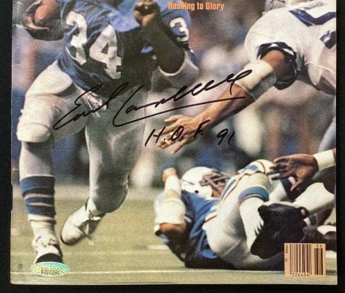 Earl Campbell potpisan Sports Illustrated 9/3/79 bez oznake Auto HOF 01 Insc TriStar-autogramom NFL časopisi