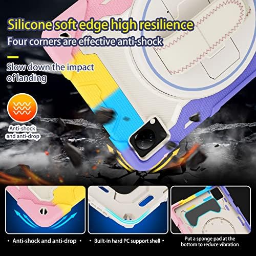 Torbe za tablet Dečija futrola za vivo jastuk 11 , višekutni elastični nosač + 360 ° podesivi okretni remen,