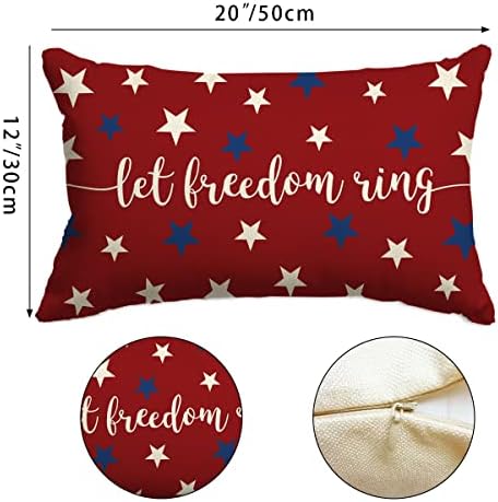 JXZYGMD 2. jastuk na 2.x20 zvijezde pusti Freedom Prsten Patriotic 4. jula Dan nezavisnosti Dan