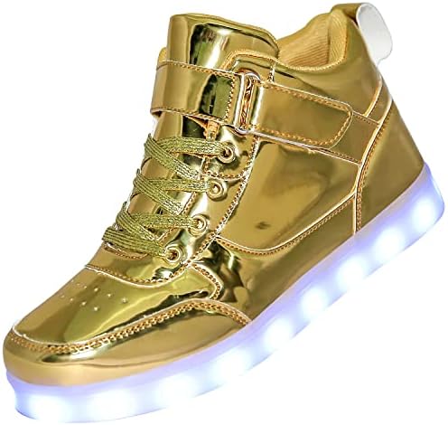 Deca osvetljavaju cipele Led cipele za dečake devojčice USB punjenje trepćuće patike visoke gornje patike