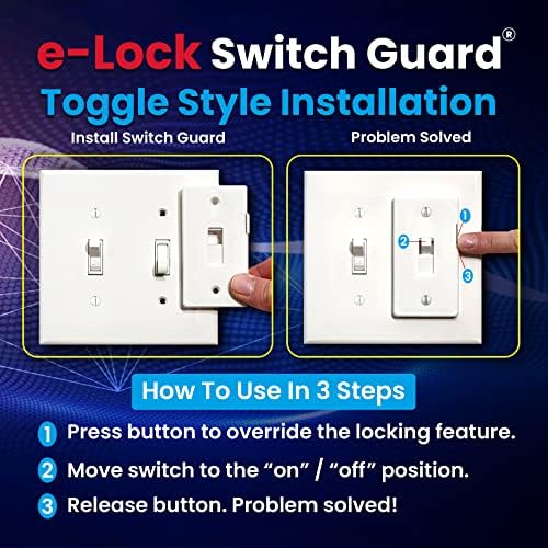 E-brava Switch Guard sa klizačem i jednostavnim uključenjem / isključivanjem tipke tipke | Atraktivan, funkcionalan