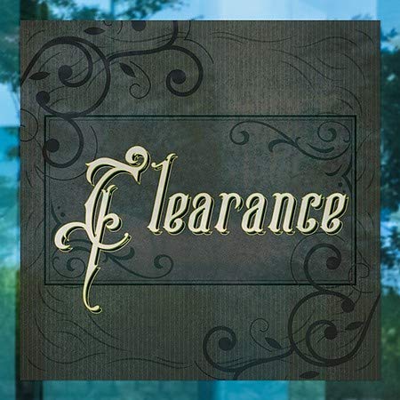 CGsignLab | Prozor Clearsance -Victorian Cling Cling | 8 x8