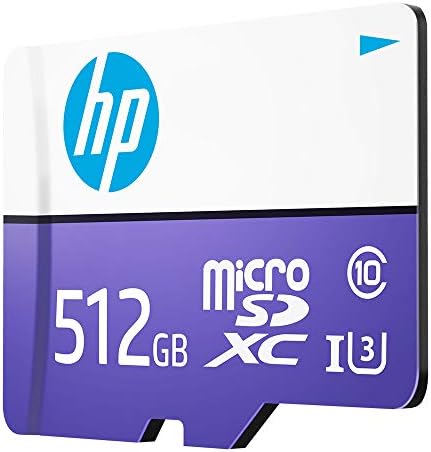 HP 512GB mx330 Klasa 10 U3 microSDXC Flash memorijska kartica - 100MB/s, Klasa 10, U3, 4K UHD, Full