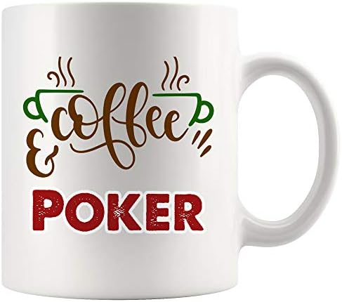 Kafa i poker šolja čaša za kafu čaj poklon | Moja energetska energija SuperPower igrača igrač Booker