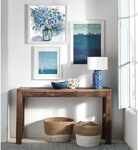 3ldecor plave ruže zidni dekor za kupatilo moderne slike platno Art Print pogodan za poklon i Kućni dekor može