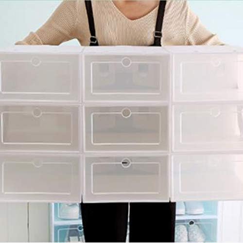 Kutija za skladištenje hemotona 24pcs kutije za skladištenje cipela od plastičnih tenisica za skladištenje
