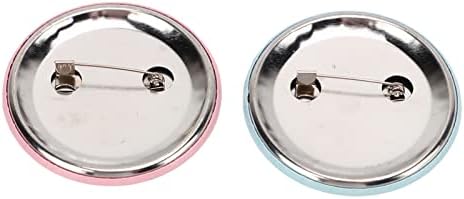 3packs Rod Otkrivanje dugmetaca metalni plavi ružičasti engleski uzorak Atraktivna strana rodna