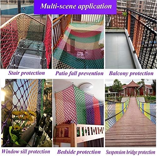 MAHFEI sigurnosna mreža za djecu, balkonska mreža za zaštitu od pada sigurnosna mreža za stropne dekoracije