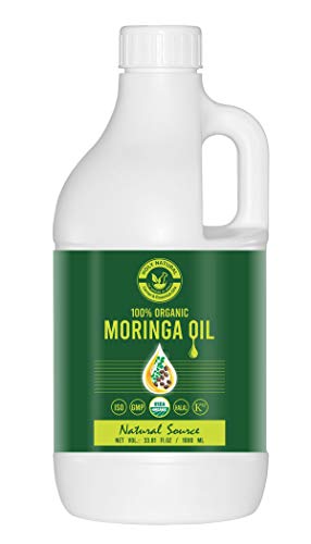 Organic Moringa Oil USDA Certified, čist & prirodan, Djevičanski, hladno prešano I za