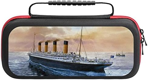 Retro Titanic poznata stara istorijska putna torbica za nošenje prenosiva tvrda torba za igru kompatibilna
