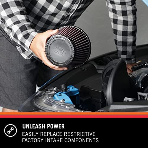 K & N Auto trkaći filter: Visoke performanse, premium, prati se, zamjenski filter motora: Visina filtra: 9.125