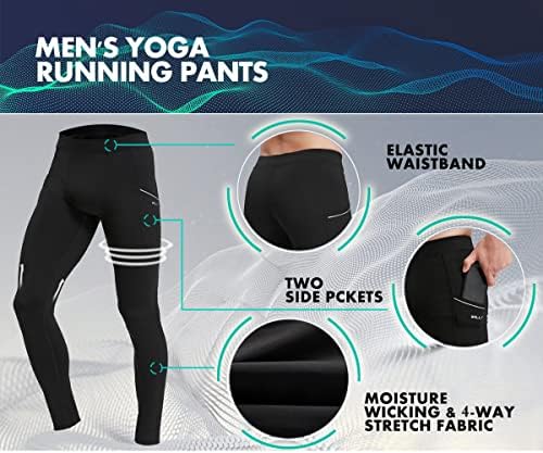 Willit muške aktivne joge gamaše hlače trče plesne tajice sa džepovima Biciklističke vježbe hlače brzo