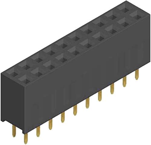 Konektori Pro 25-pakovanje 20p 2,54mm 0,1 Pitch PCB ženski pin zaglavlja 2x10 dvostruki redovi 20
