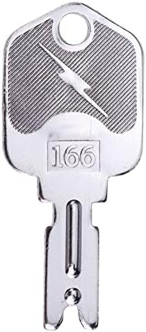 Ztuoauma 2x ključevi za paljenje 166 sa ključem za Clark Yale Hyster Komatsu Gradall Gehl