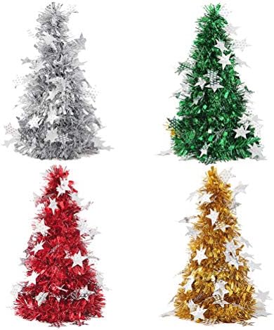 4pcs simulativni ukras božićnog stabla Kreativno DIY Mini Tree Model Party Decor Decor Božićni