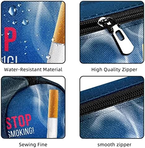 Cigareta od plave pozadine bez duhana Dan Olovka Studentski pribor za torbice za zatvaranje
