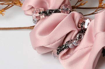 2 paket elegantan Bling Boho Crystal perle vezice za kosu užad za kosu niz perli kosa Scrunchies elastics držači