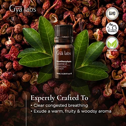 Gya Labs Xanthoxylum Essential ulje - toplo, voćno i drveno miris zanthoksilum ulje