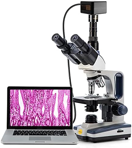 SWIFT Trinocularni spoj mikroskop SW350T, 40x-2500x uvećanja, Siedentopf glava, razred istraživanja, dvoslojni