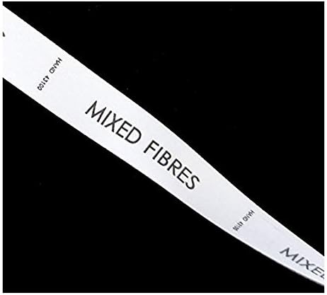 Oznake za njegu tkanine tkanine Mješovite vlakne 12x50mm - Roll od 1000 naljepnica