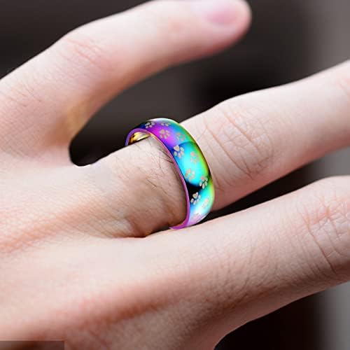 2023 Šareni titanijum čelični prsten za angažovanje brava nakita poklone nehrđajući čelik Prstenje palca za