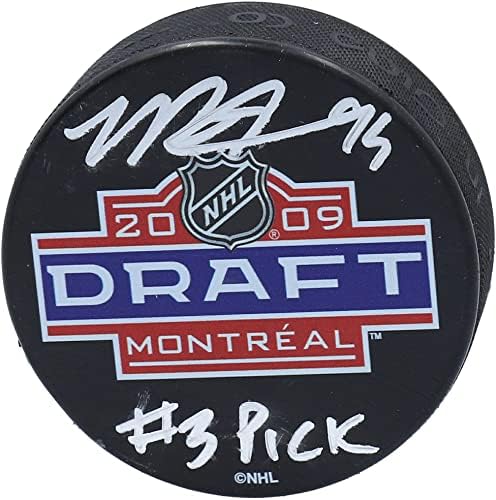 Matt Duchene Nashville Predators Autographed 2009 NHL Nacrt Logo Hockey Puck sa 3 Pick natpis-Autogramed NHL