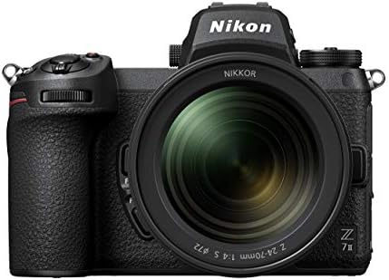 Nikon Z 7II tijelo kamere bez ogledala u FX formatu W / NIKKOR Z 24-70mm f/4 s crno