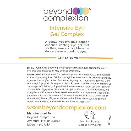 Beyond Consel Intenzivno očni gel - mirisni gel za hlađenje oka vidljivo umirujući, firme, osvjetljava i pretvara