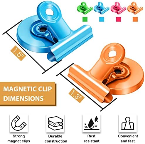 48-kapke za magnetske kopče za hladnjak - magneti za hladnjak - paleti sa magnetima sa magnetom - magnet za bijele ploče-ogrebotine Besplatno savršeno za kućnu školsku kancelariju