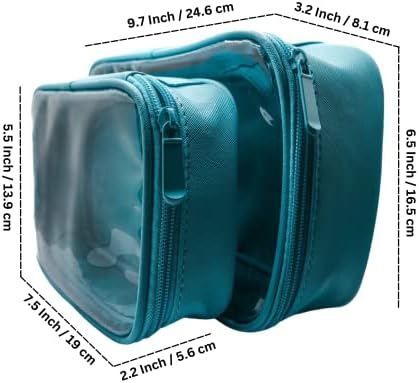 Clear Travel Cosmetic & amp; toaletna torba-TSA odobrena putna toaletna torba za žene & amp; muškarci, Carry