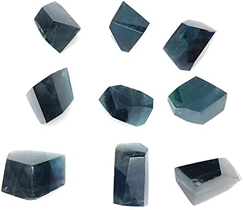 Binnanfang AC216 1pc Natural Blue Fluorit Freeform Crystal Nepravilno kamenje Polirano izrađivanje liječenja