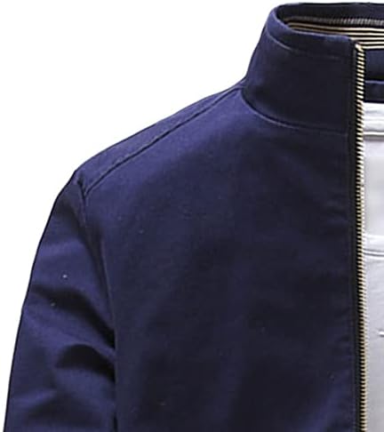 Muška Ležerna oprana pamučna jakna vojni stalak ovratnik Vanjska vjetrovka lagani vojnički kaput s tankim
