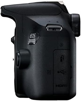 Canon EOS 2000D DSLR kamera w/EF-S 18-55mm F/3.5-5.6 Zoom je II objektiv + 64GB memorije + futrola
