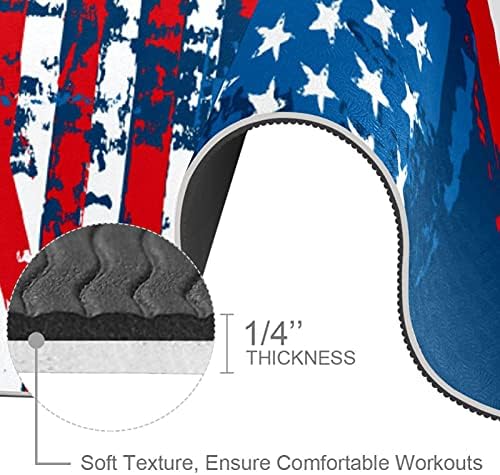 Siebzeh Stripe Flag Premium Thick Yoga Mat Eco Friendly Rubber Health & amp; fitnes Non Slip Mat
