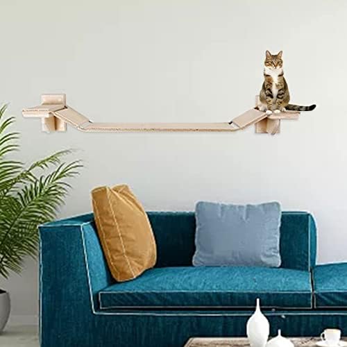 GRETD 1m penjački okvir za mačji most Drvo kućica za kućne ljubimce mačka na drvetu krevet viseća mreža