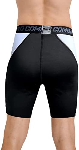 Pamyvia muške kompresijske kratke hlače 3 paketa kompresijsko donje rublje za trčanje uske kratke hlače za vježbe,