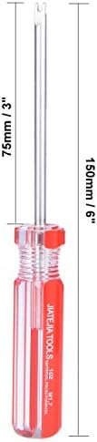 Uxcell magnetski odvijač čelika 1,7 mm čelični odvijač sa 3 inčnim osovinom