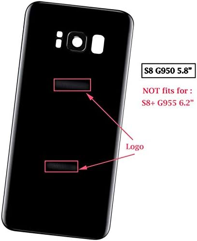 ubrokeifixit Galaxy S8 G950 stražnji stakleni poklopac vrata zamjena za Samsung Galaxy S8 G950 5.8,stakleni