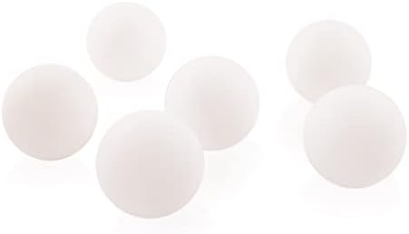 True Shoot pivski pong kuglice - 6pcs bijeli ping pong kuglice, 40 mm kuglice za stolni tenis za unutarnje