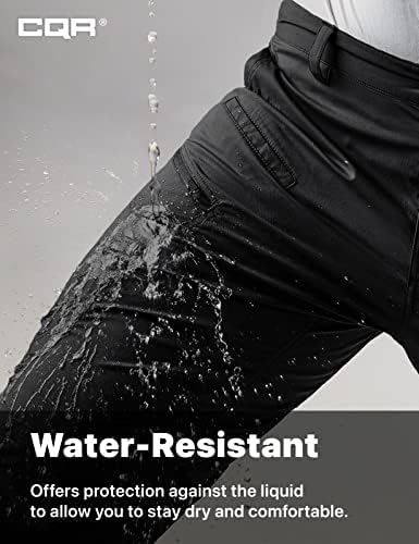 CQR muške hladne taktičke hlače, vodene hlače otporne na vodu, lagani rastezljivi teretni / ravni radovi