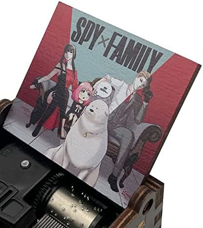 FinsSyeasy Spy × Porodična Mješana matica Muzička kutija Anya Forger Yor Forger Colorful Print Music