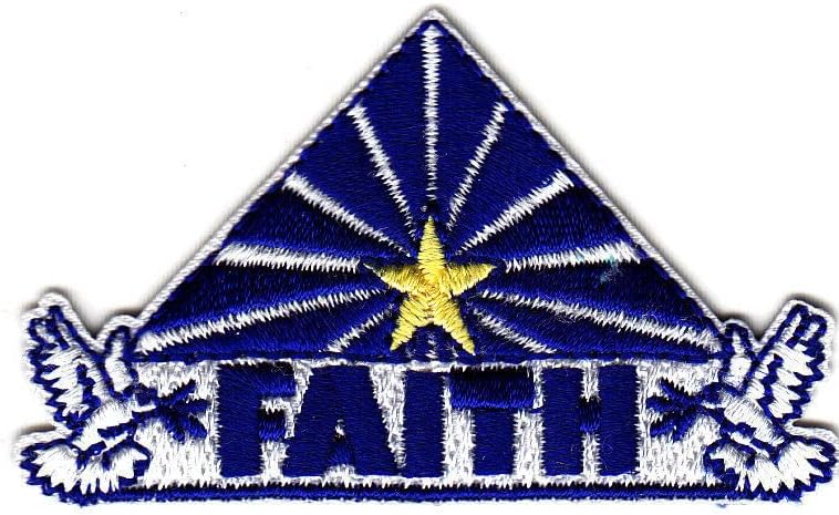 Vjera gvožđe na patch-u religioznu Isusovu crkvu