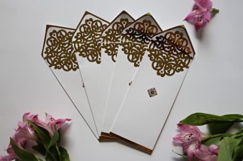 Ayesha Iqbal ukrasne koverte novca za vjenčanja, rođendan i druge praznike. Dizajn Žiga Od Zlatne Folije